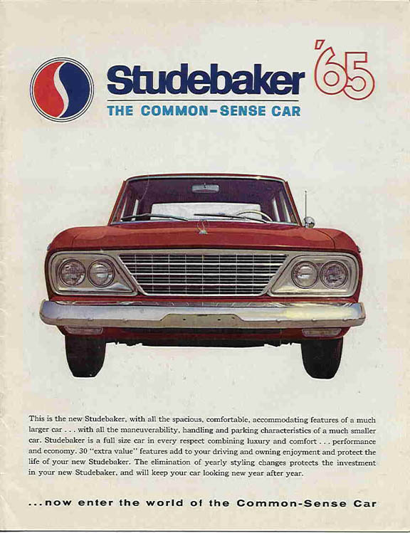 1965 Studebaker Auto Advertising